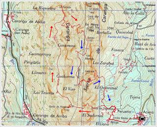 Aciera-La Chera-Las Texeras-Cutu l'Oso-Las Duernas-Llamparapólvora-Mantiegu-Cualarena