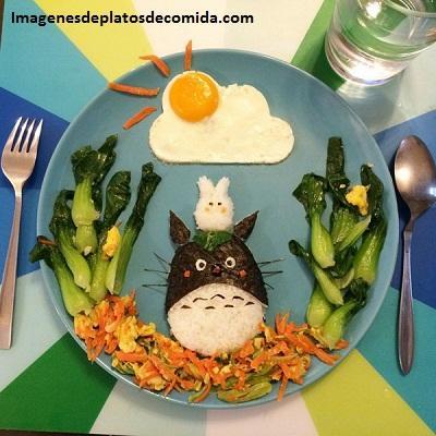 como decorar comida para niños original