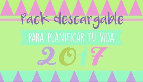 Descargables: Pack de organizadores para planificar tu vida