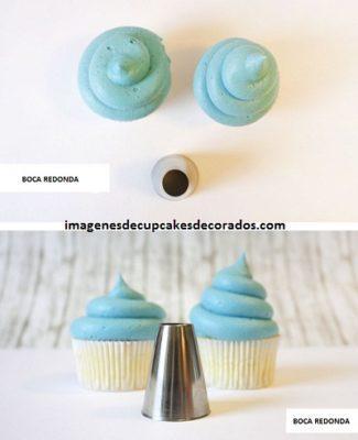 boquillas para decorar cupcakes sencillos