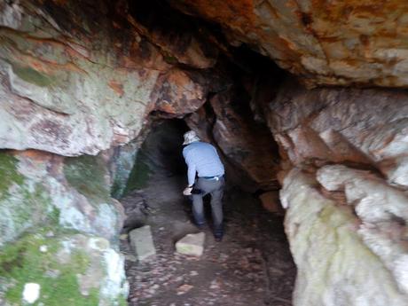 Murciélago en la Cueva Cristales. Sierra de la Culebra (Zamora)