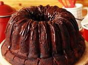 Chocolate Cherry Brownie Cake
