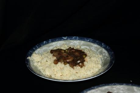 CUSCUS CON CARNE A LA JARDINERA