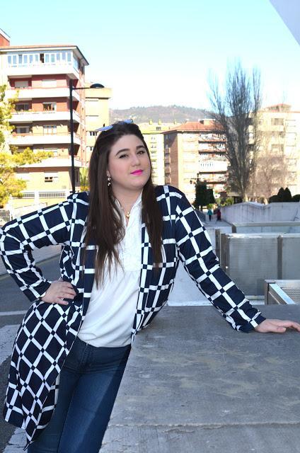 Outfit of the Day ~ Cuadros & Gafas rosas ~ Plus size Girl