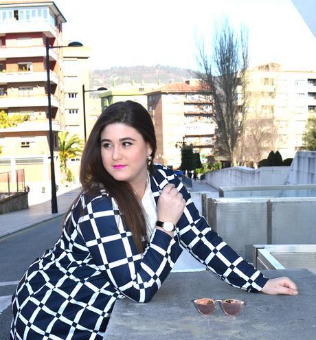 Outfit of the Day ~ Cuadros & Gafas rosas ~ Plus size Girl