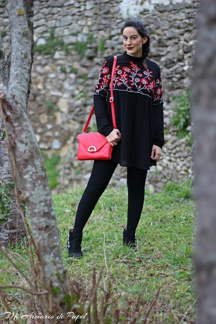 Outfit: Vestido Bordado