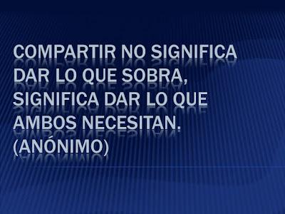 El Compartir de verdad