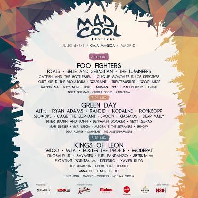 M.I.A., Peter Bjorn and John y Trentemoller se suman al Mad Cool Festival 2017