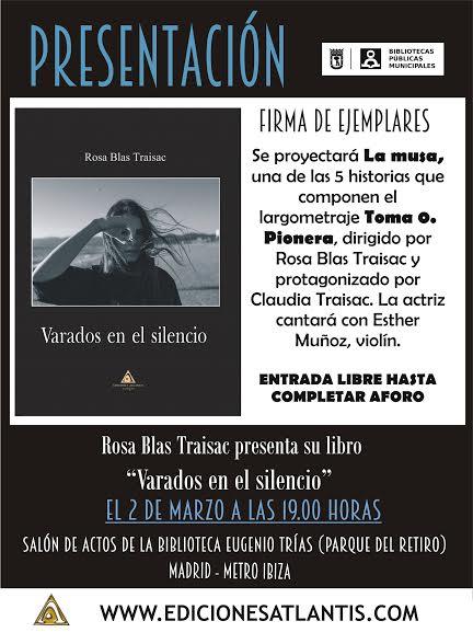 Presentación novela, varados en el silencio de Rosa Blas Traisac