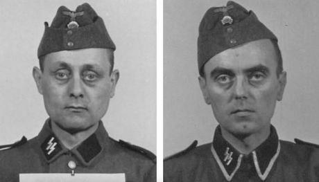 Retratos de los guardias nazis de Auschwitz