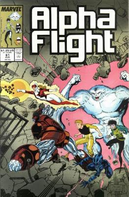 ES UN MANTLO: Revindicando el Alpha Flight de Mantlo IX: nº 61 EE.UU: Reinicio