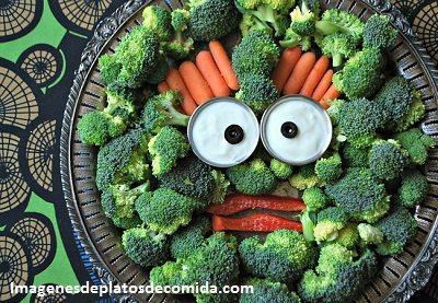 verduras divertidas para niños divertidas