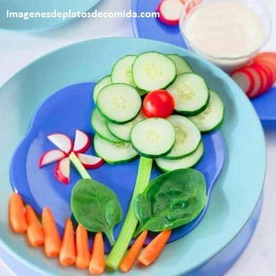 verduras divertidas para niños cenas