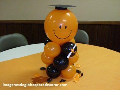 adornos de globos para graduacion centros