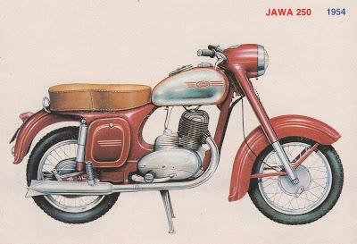 Algunas motos JAWA