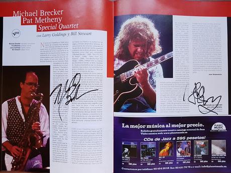 MICHAEL BRECKER: MICHAEL BRECKER & PAT METHENY Special Quartet, Live in Buehne Krieau in Jazzfest Wien 2000