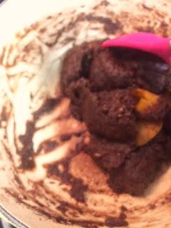 BUÑUELOS DE CHOCOLATE Y NARANJA