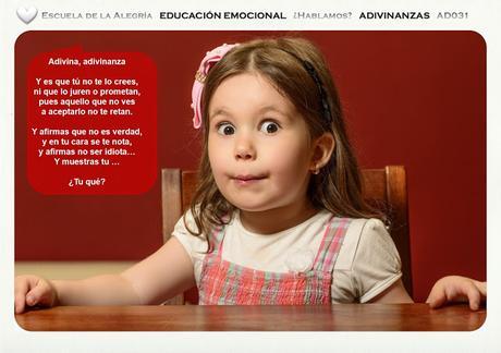 La Inteligencia Emocional en niños. Colección Adivinanzas 31