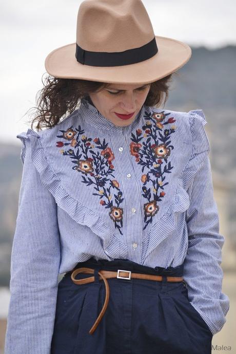 COLABORANDO CON DRESSLILY. CAMISA BORDADA