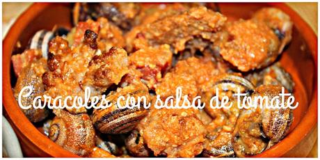 RECETAS DE CARACOLES CON SALSA DE TOMATE