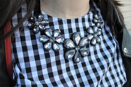 Vichy Tied Sleeves
