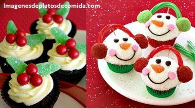 imagenes de postres para navidad cupcakes