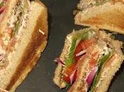 Sándwich club salmón