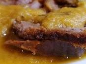 Ternera asada salsa naranjas