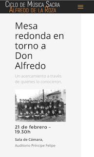 Don Alfredo de la Roza, siempre