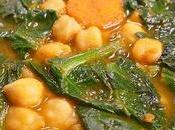 GARBANZOS ESPINACAS receta