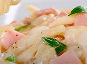 Espagueti alfredo jamon