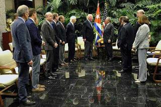 Congresistas de EE.UU. recibidos por Raúl Castro