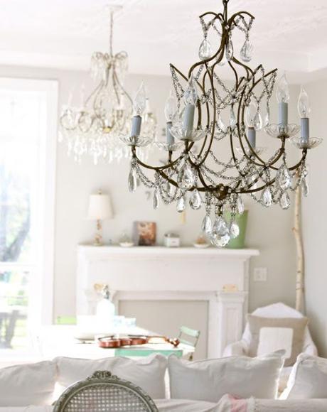 Lámparas de araña para mover el chi