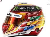 Hamilton, Pérez, Ocon Wehrlein presentan cascos