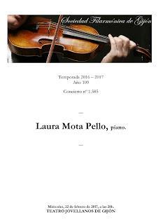 Laura Mota, juegos de piano