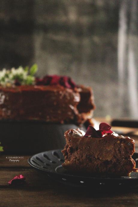 Cheesecake de chocolate y dulce de leche #sinhorno kidsandchic