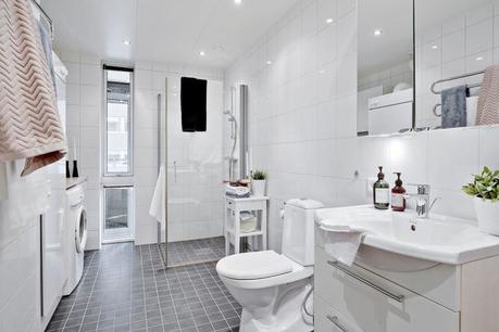 pisos suecos Piso en esquina con terraza madera terrazas diseño interiores pisos pequeños decoración terrazas decoración pisos pequeños blog decoración nórdica alquiler compra pisos intermedios 