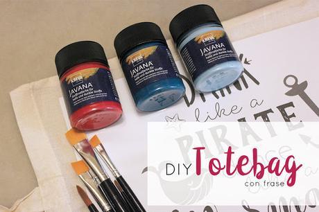 DIY: Totebag pintada a mano. (Desafío Handbox)
