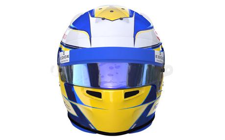 Marcus Ericsson presenta su casco