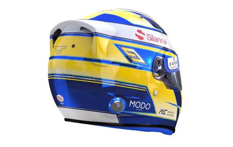 Marcus Ericsson presenta su casco