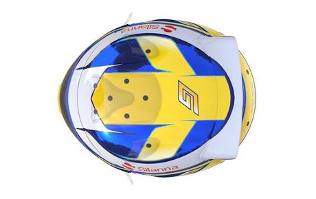 Marcus Ericsson presenta su casco