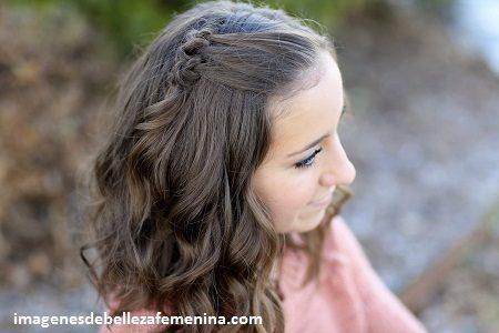 peinados cortos para chicas trenzas