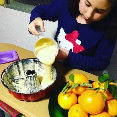 naranjas, influencer, bizcocho de naranja, minichef, cocina con niños, blogger alicante, solo yo, blog solo yo,