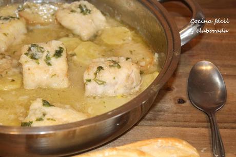 MERLUZA EN SALSA VERDE, RECETA FACIL