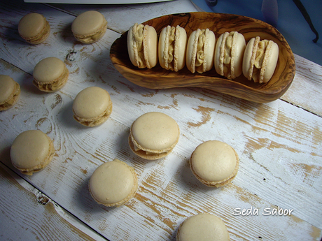 Macarons praliné de avellana