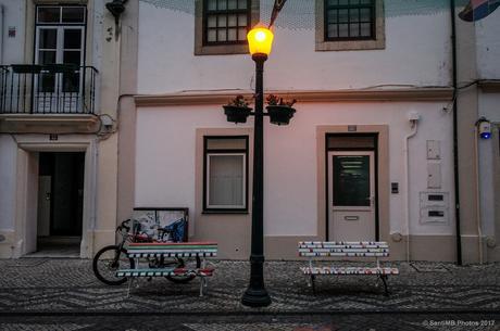 La farola que atrapó el atardecer