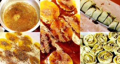 tartitas de hojaldre Rollitos dulces de naranja y chocolate rollitos de canela recetas faciles recetas delikatissen postres con hojaldre y chocolate hojaldre con chocolate y naranja espirales de hojaldre cinnamon rolls bollería casera 