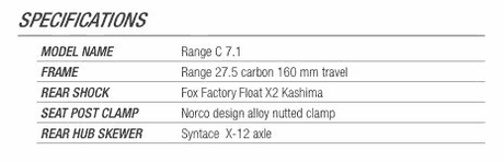 Nueva Norco Range Carbon 2017