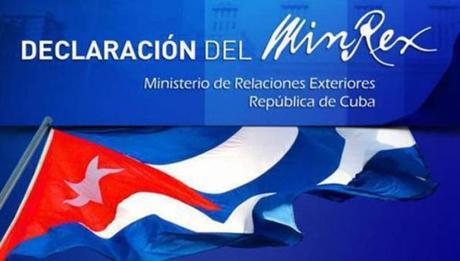 Declaración del MINREX: Fracasa provocación anticubana #Cuba #CubaEsNuestra