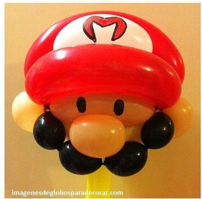 muñecos hechos con globos bros